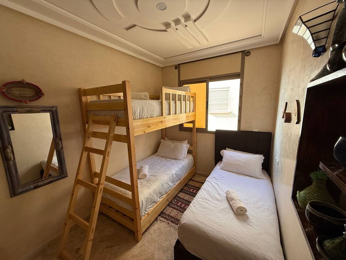 Tazurf hostel shared bedroom Mirleft