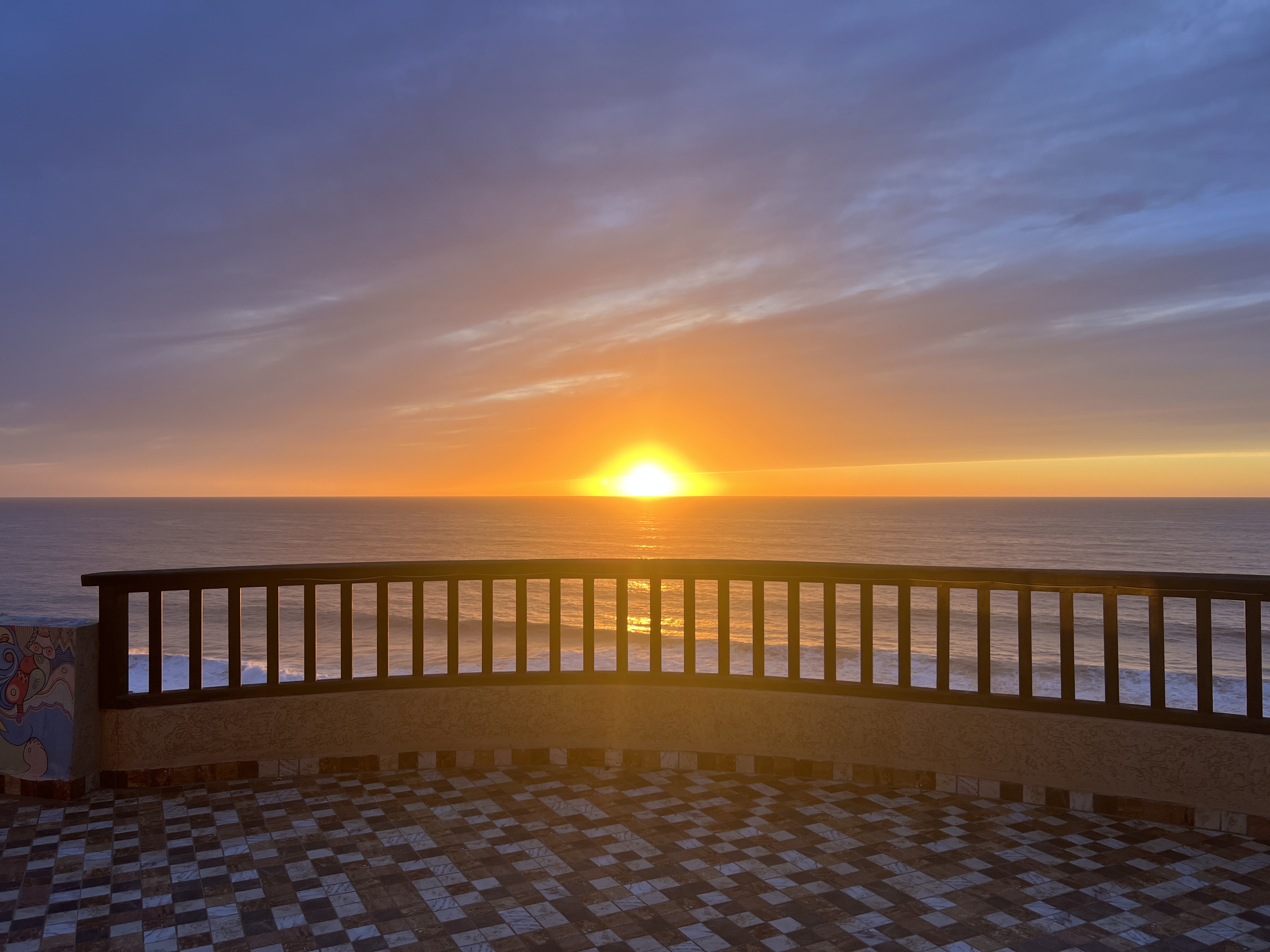 Ocean terrace sunset view Mirleft